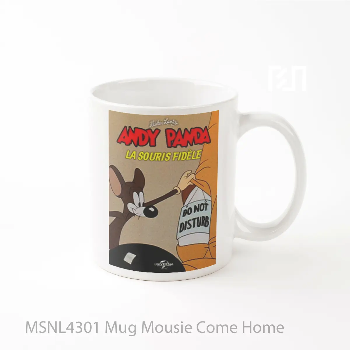 Mug Mousie Come Home Gelas Keramik Tema Film MSNL4301