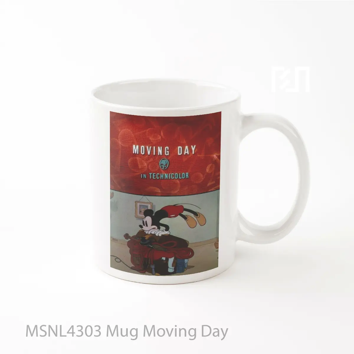Mug Moving Day Gelas Keramik Tema Film MSNL4303