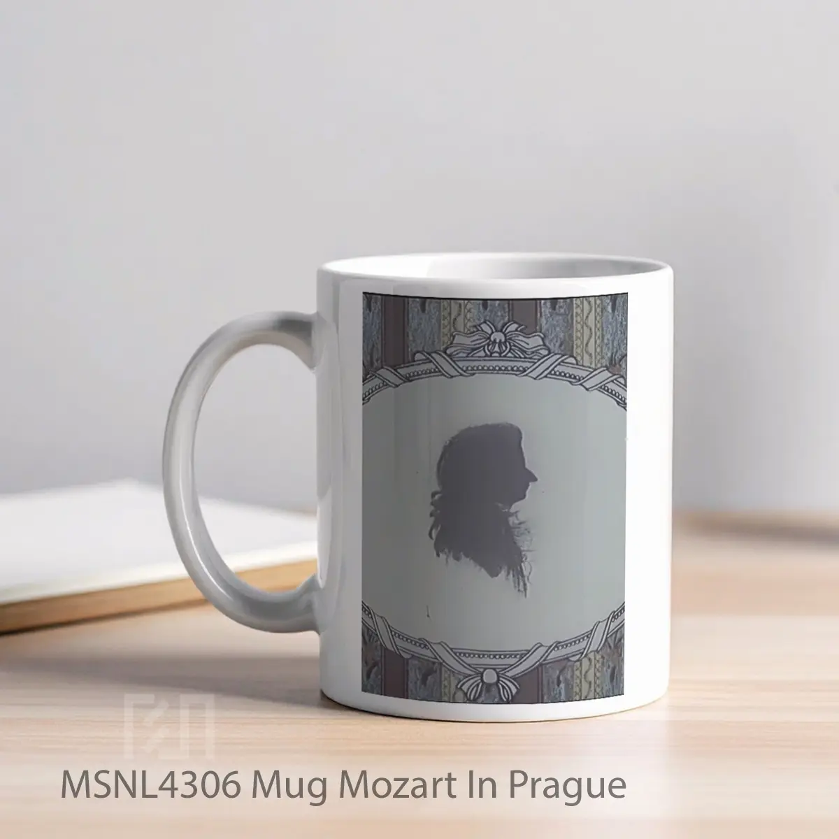 Mug Mozart In Prague Gelas Keramik Tema Film MSNL4306 - Tampak Kiri