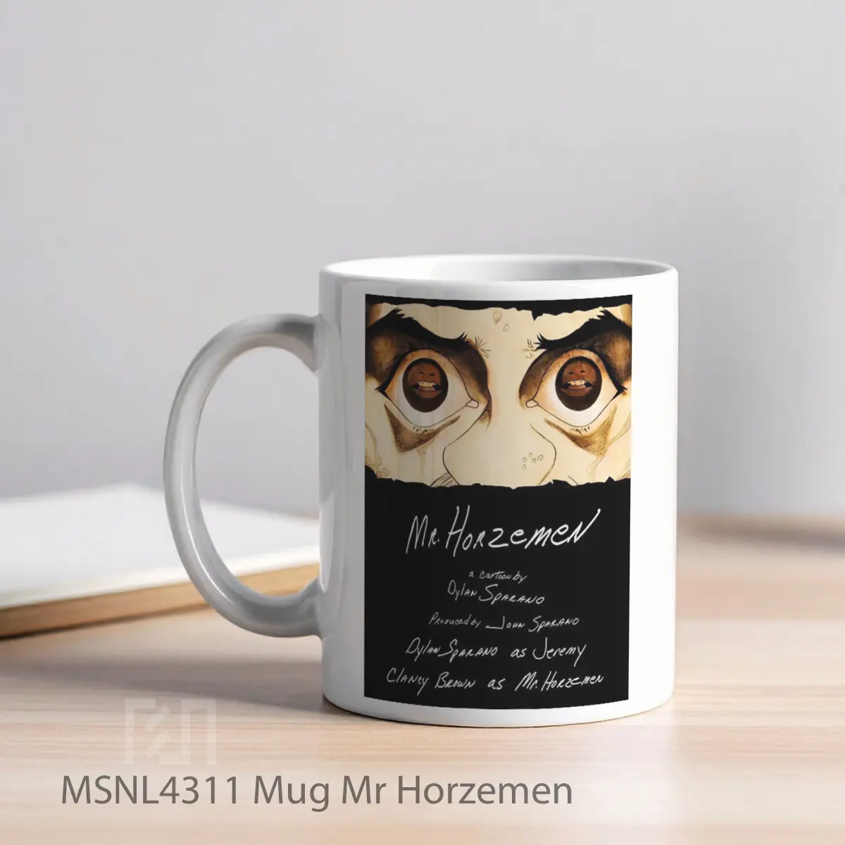 Mug Mr Horzemen Gelas Keramik Tema Film MSNL4311 - Tampak Kiri