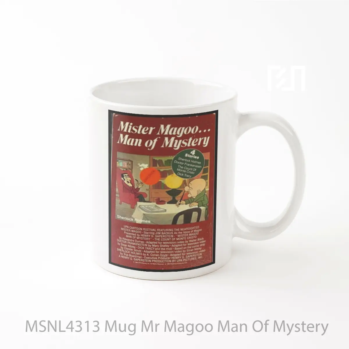 Mug Mr Magoo Man Of Mystery Gelas Keramik Tema Film MSNL4313