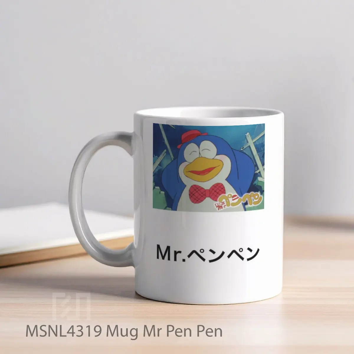Mug Mr Pen Pen Gelas Keramik Tema Film MSNL4319 - Tampak Kiri