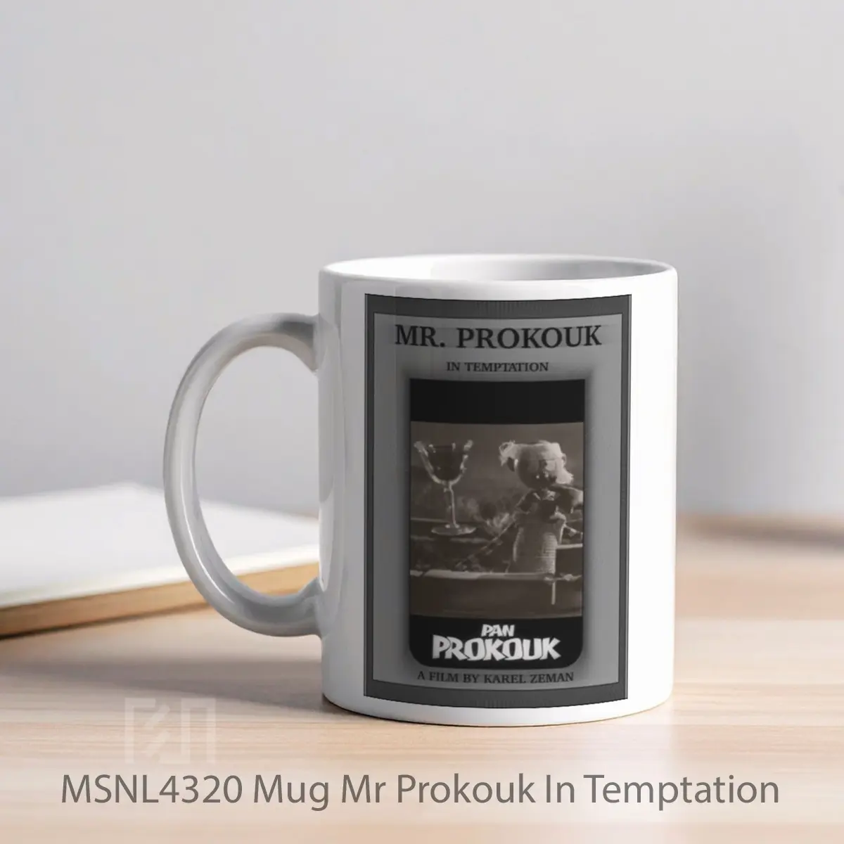 Mug Mr Prokouk In Temptation Gelas Keramik Tema Film MSNL4320 - Tampak Kiri