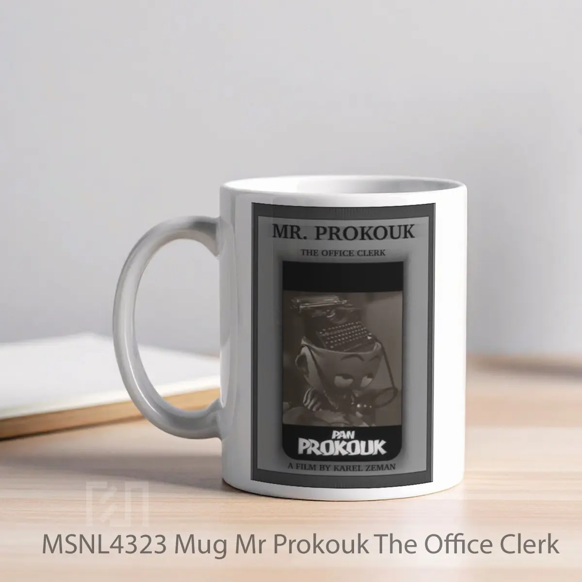 Mug Mr Prokouk The Office Clerk Gelas Keramik Tema Film MSNL4323 - Tampak Kiri