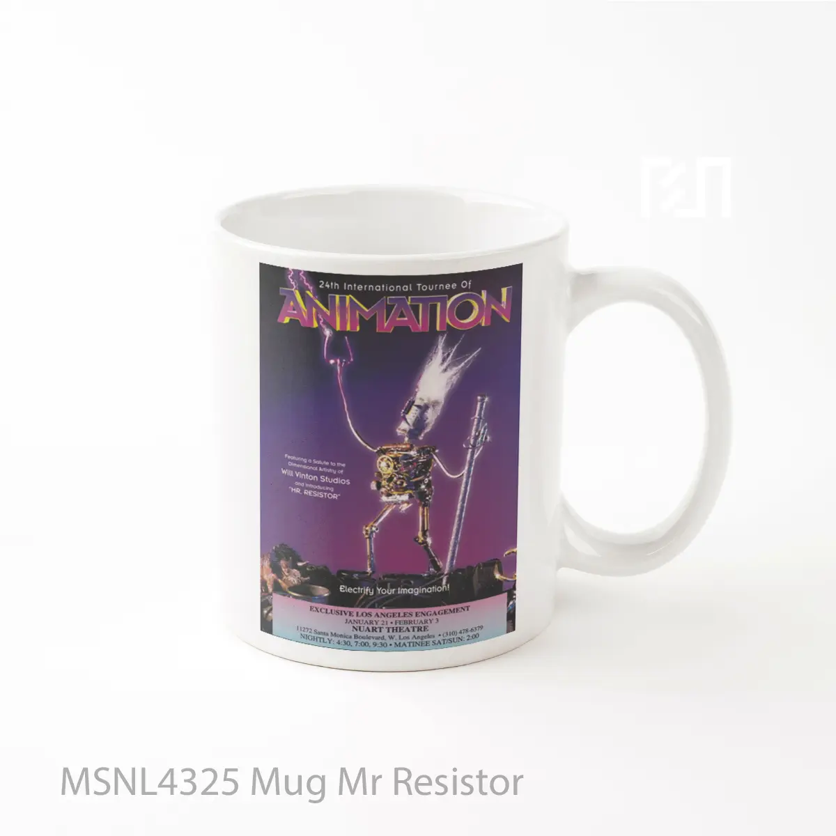 Mug Mr Resistor Gelas Keramik Tema Film MSNL4325