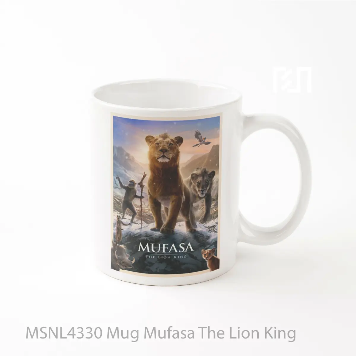 Mug Mufasa The Lion King Gelas Keramik Tema Film MSNL4330