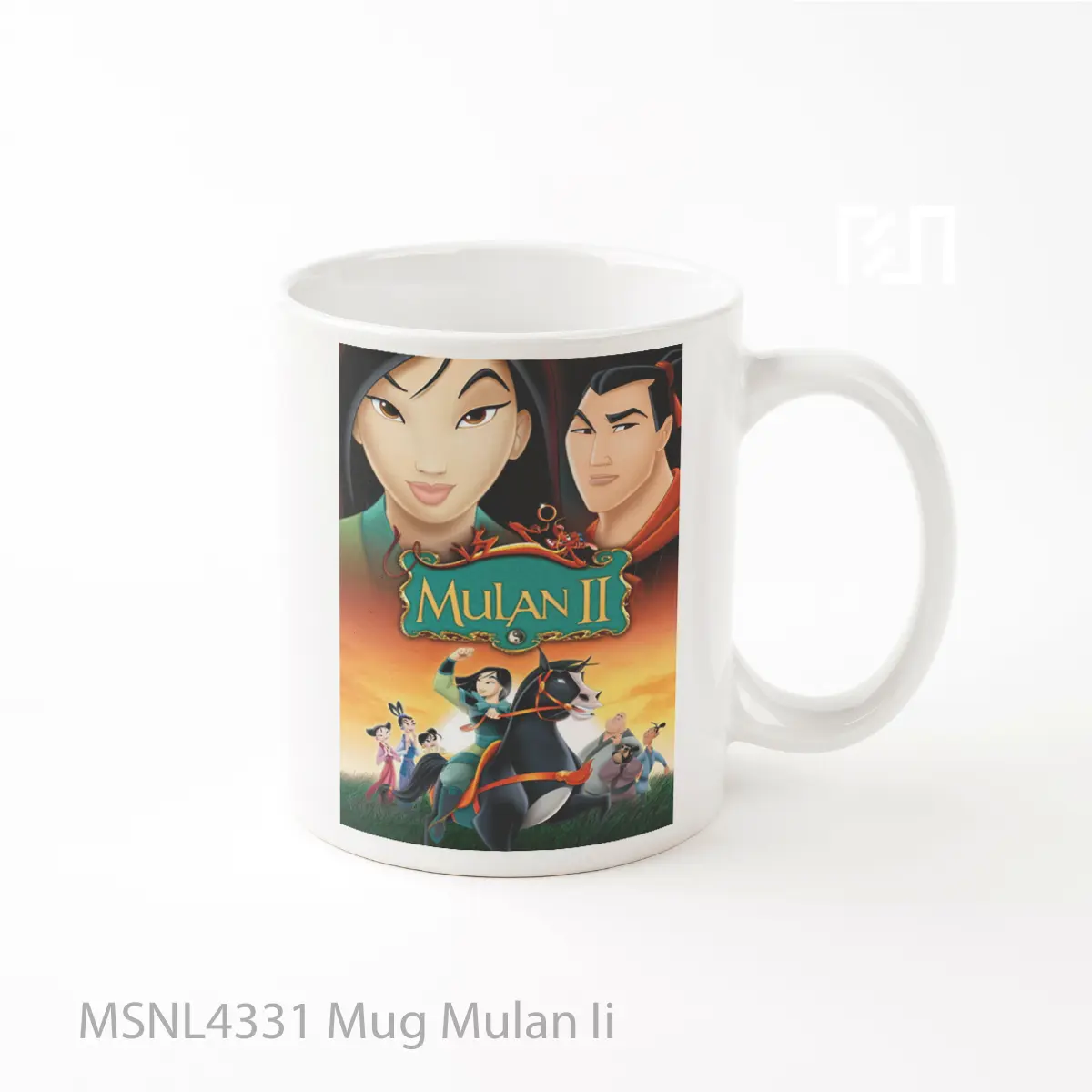 Mug Mulan Ii Gelas Keramik Tema Film MSNL4331