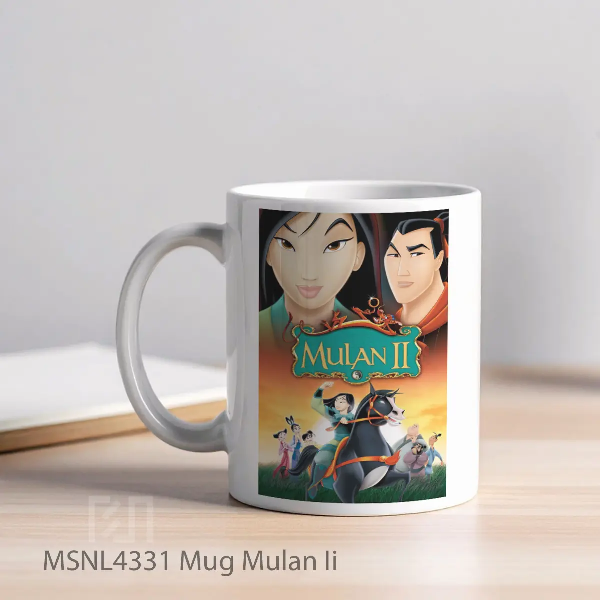 Mug Mulan Ii Gelas Keramik Tema Film MSNL4331 - Tampak Kiri