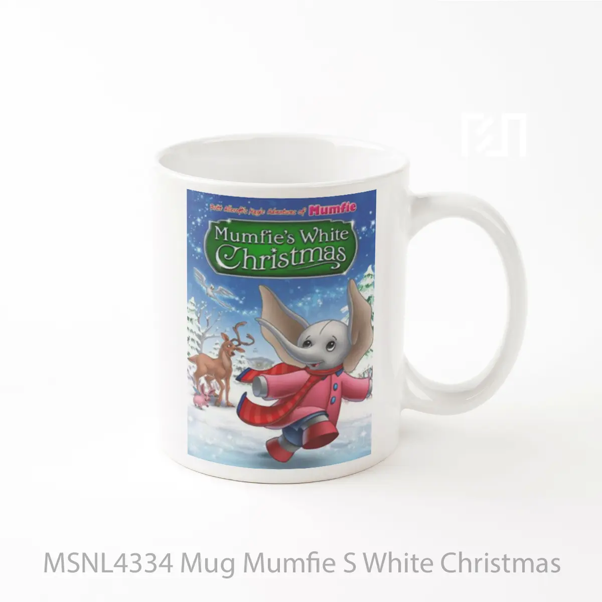 Mug Mumfie S White Christmas Gelas Keramik Tema Film MSNL4334