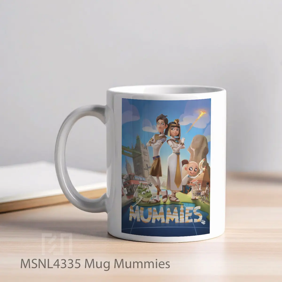 Mug Mummies Gelas Keramik Tema Film MSNL4335 - Tampak Kiri