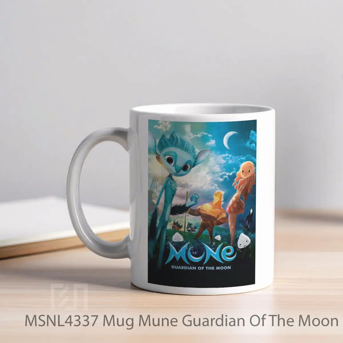 Mug Mune Guardian Of The Moon Gelas Keramik Tema Film MSNL4337 - Tampak Kiri