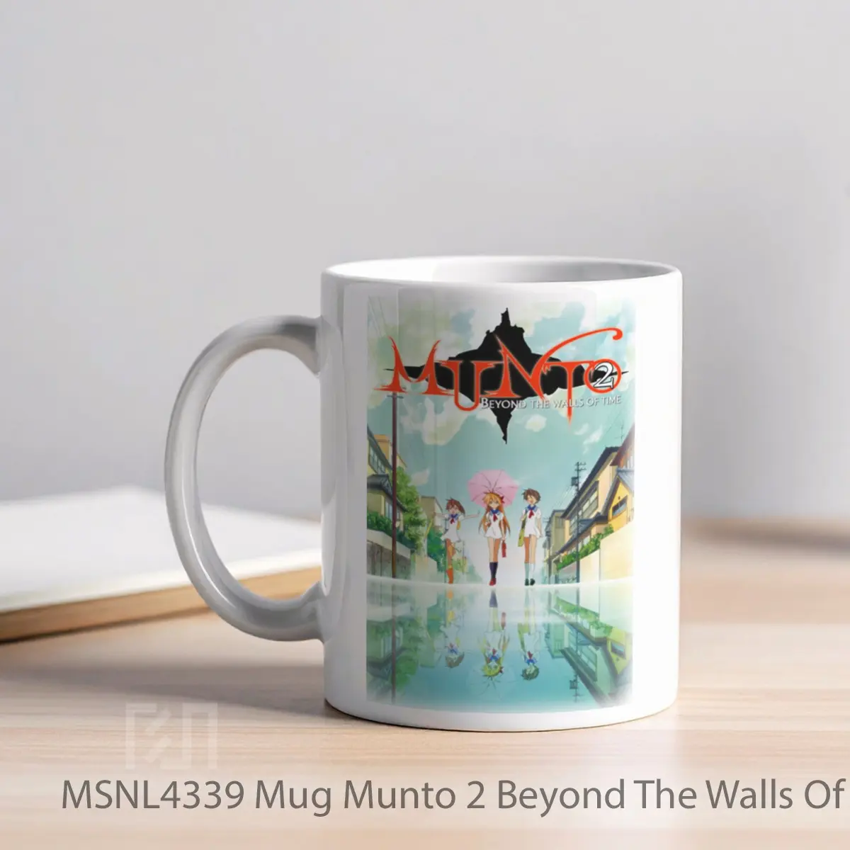 Mug Munto 2 Beyond The Walls Of Time Gelas Keramik Tema Film MSNL4339 - Tampak Kiri