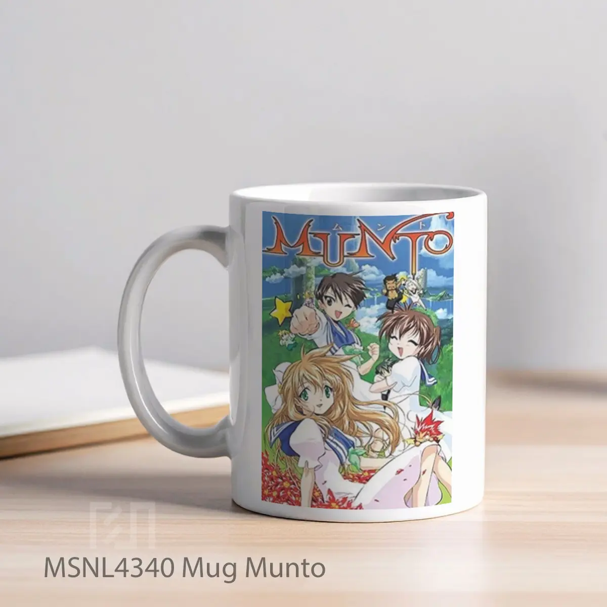 Mug Munto Gelas Keramik Tema Film MSNL4340 - Tampak Kiri