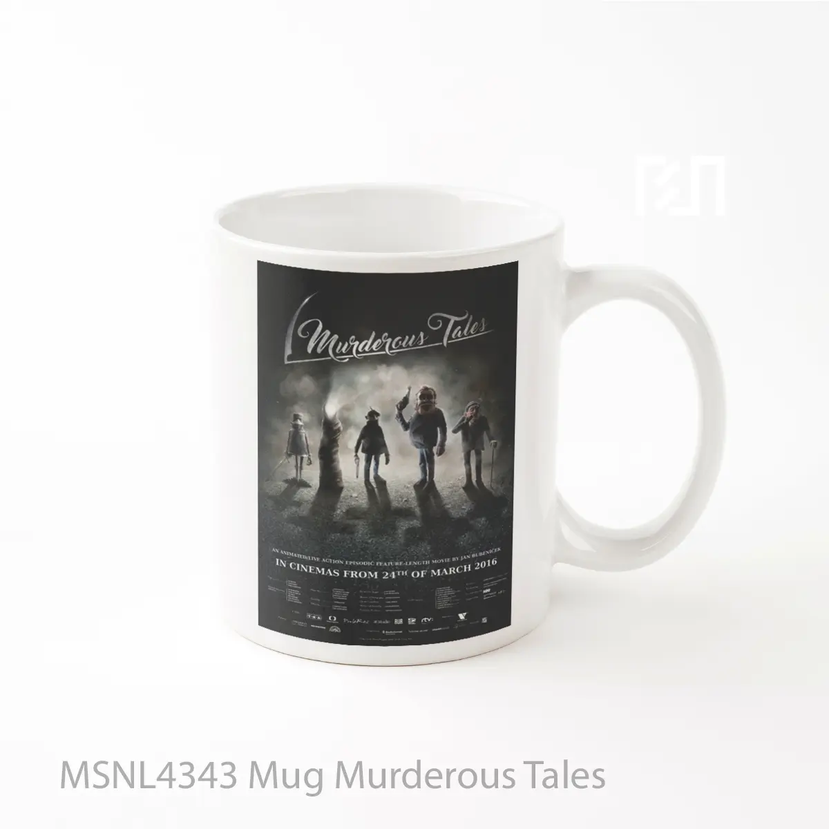 Mug Murderous Tales Gelas Keramik Tema Film MSNL4343