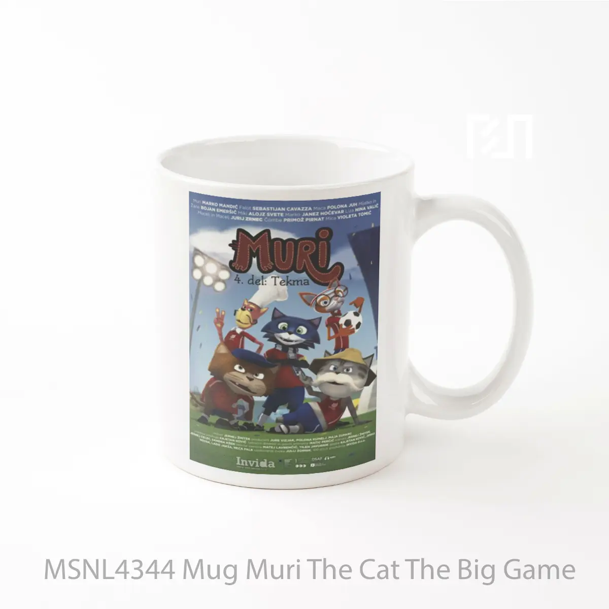 Mug Muri The Cat The Big Game Gelas Keramik Tema Film MSNL4344