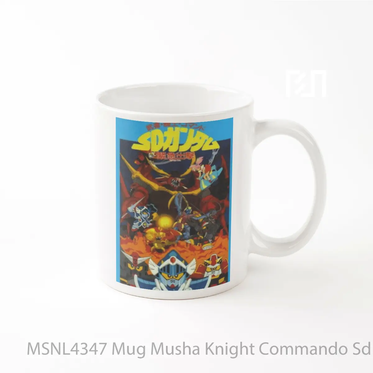 Mug Musha Knight Commando Sd Gundam Emergency Sortie Gelas Keramik Tema Film MSNL4347