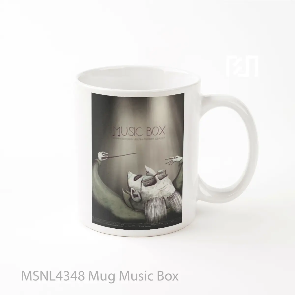 Mug Music Box Gelas Keramik Tema Film MSNL4348
