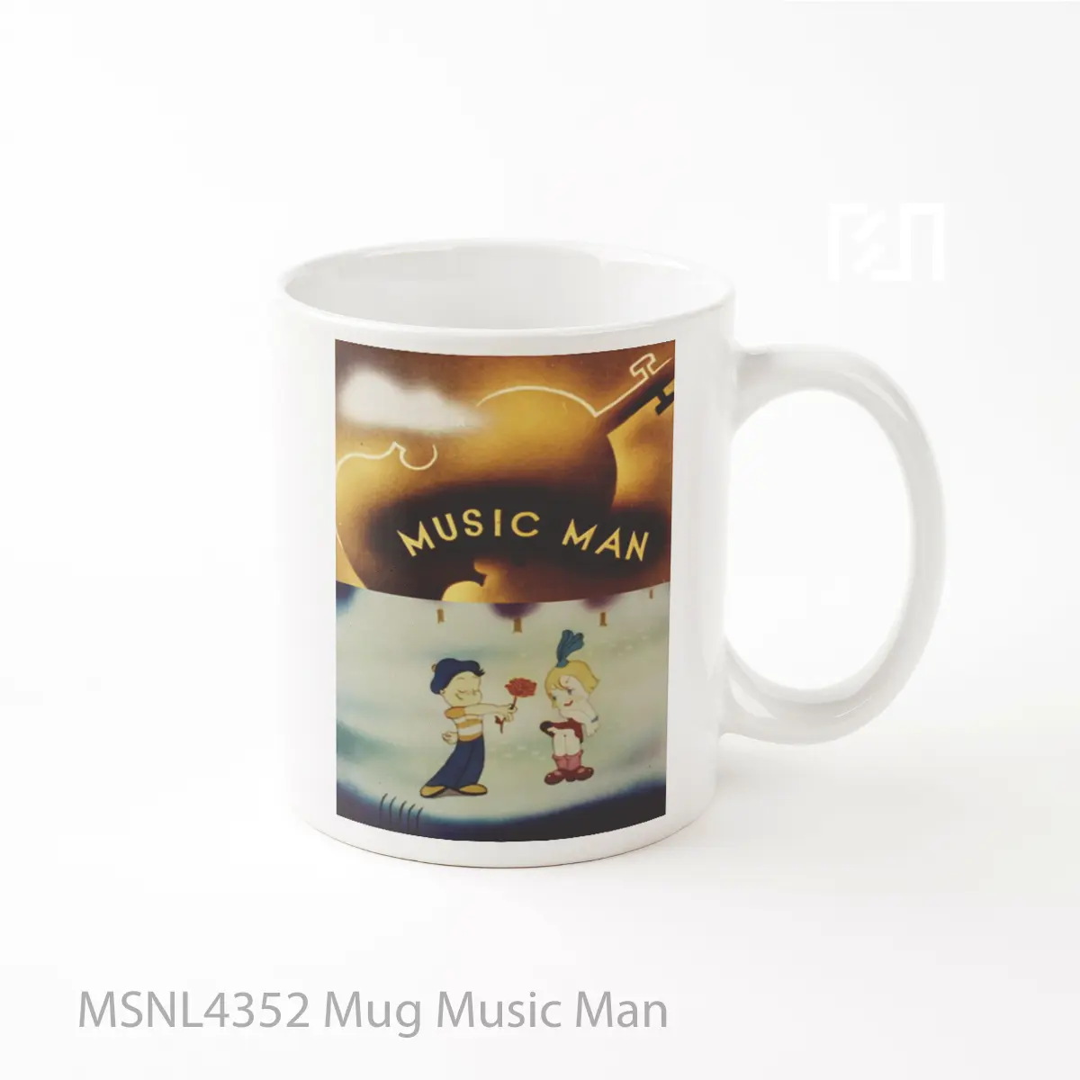 Mug Music Man Gelas Keramik Tema Film MSNL4352