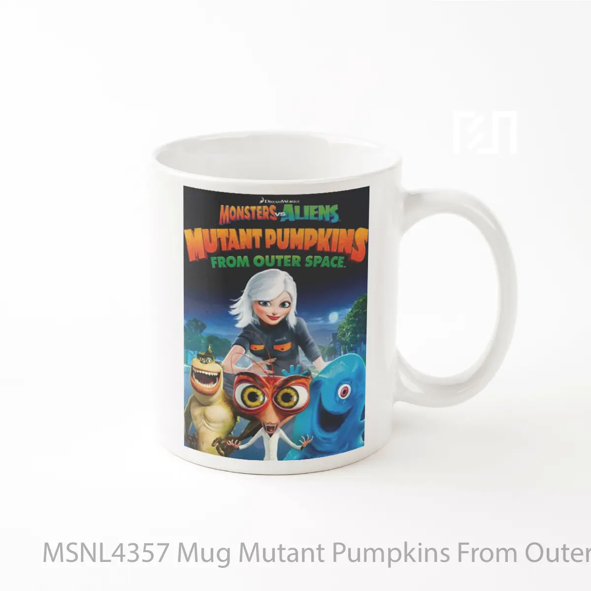 Mug Mutant Pumpkins From Outer Space Gelas Keramik Tema Film MSNL4357