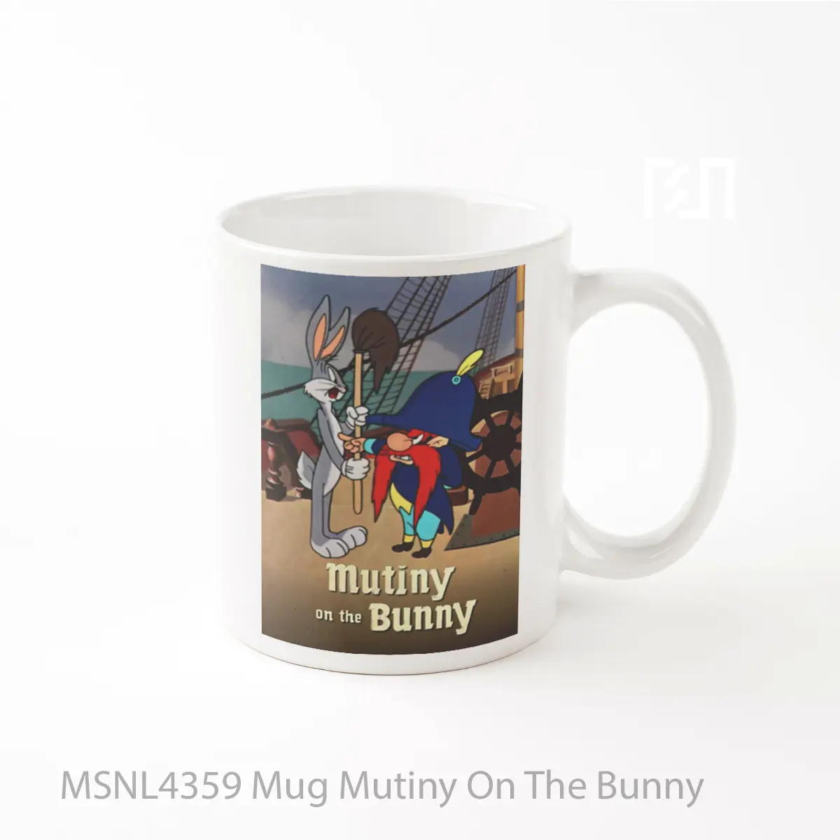 Mug Mutiny On The Bunny Gelas Keramik Tema Film MSNL4359