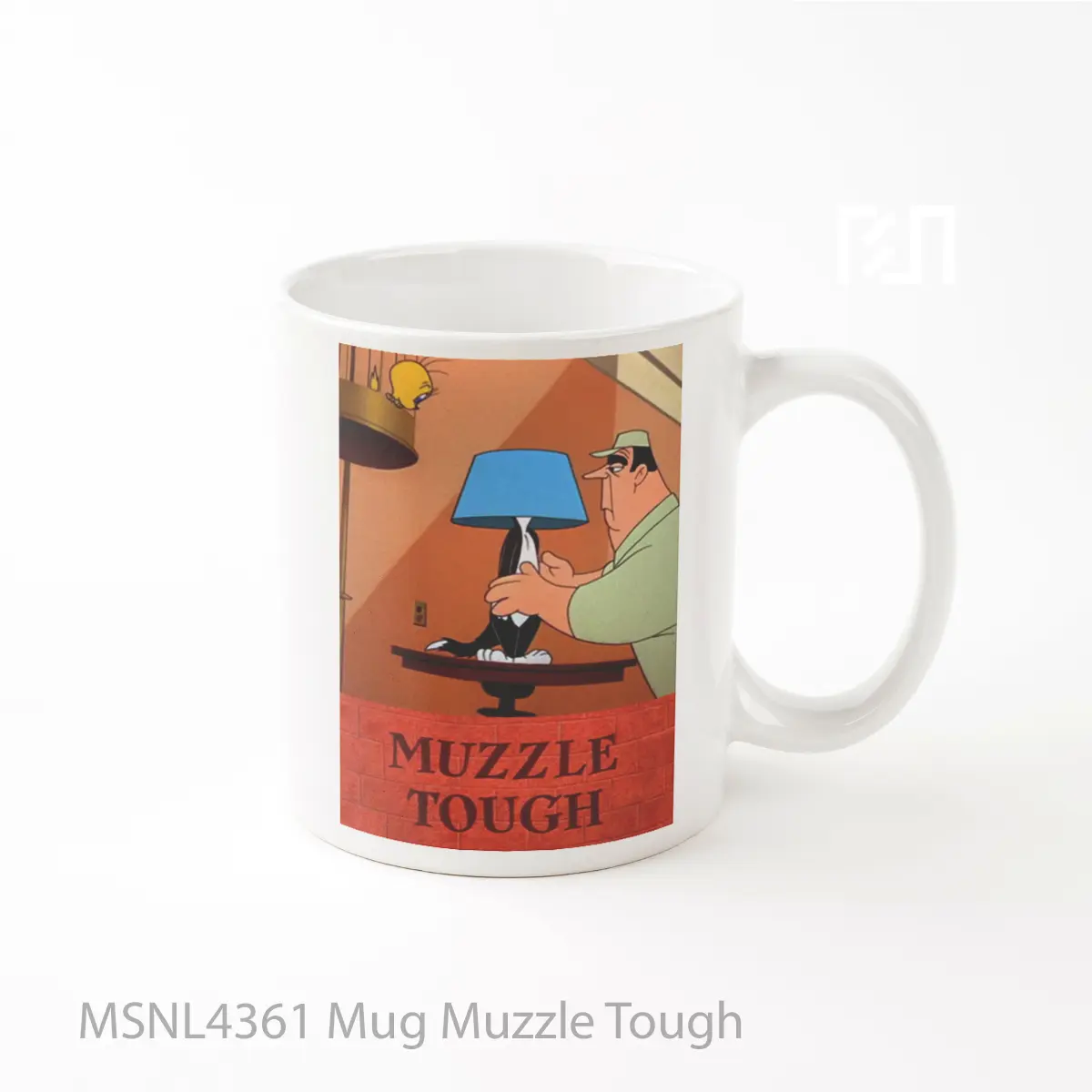 Mug Muzzle Tough Gelas Keramik Tema Film MSNL4361
