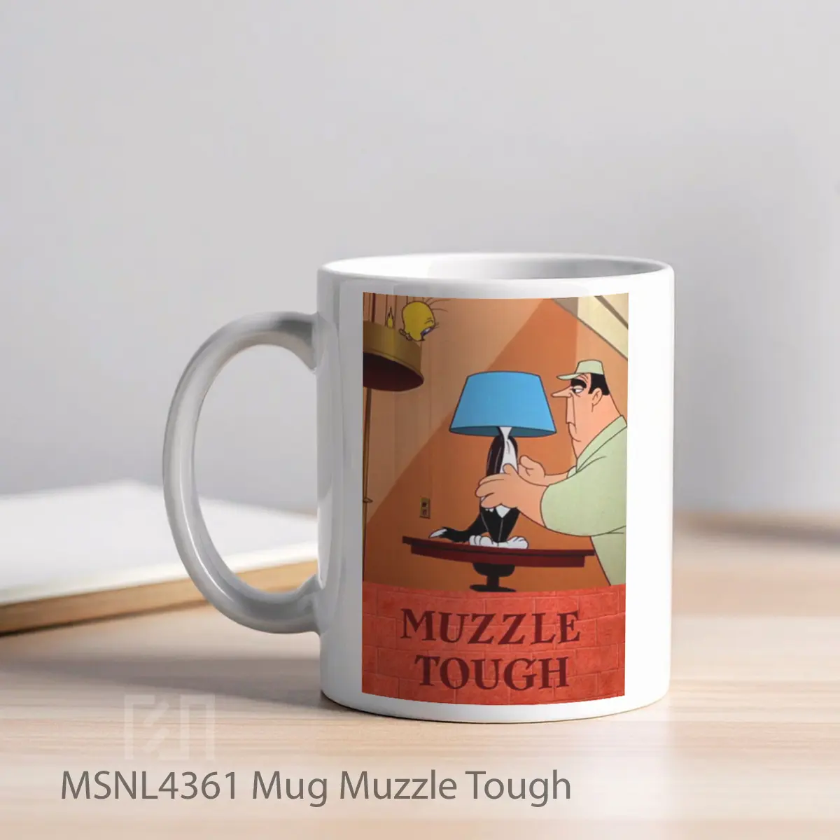 Mug Muzzle Tough Gelas Keramik Tema Film MSNL4361 - Tampak Kiri