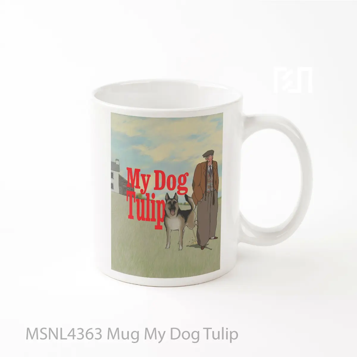 Mug My Dog Tulip Gelas Keramik Tema Film MSNL4363
