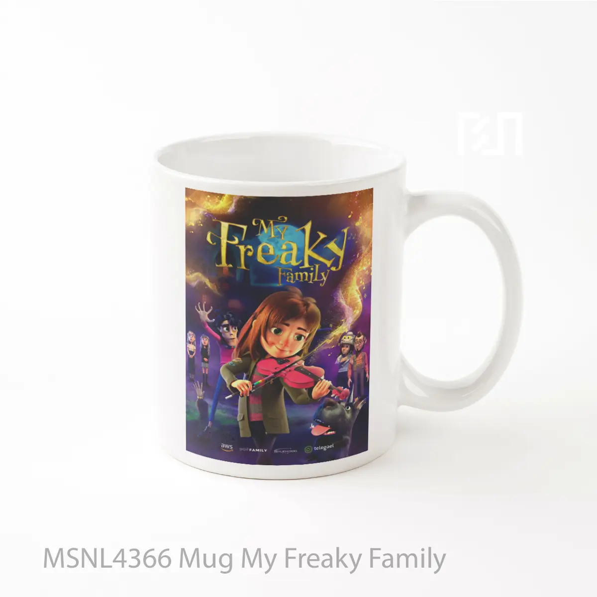 Mug My Freaky Family Gelas Keramik Tema Film MSNL4366