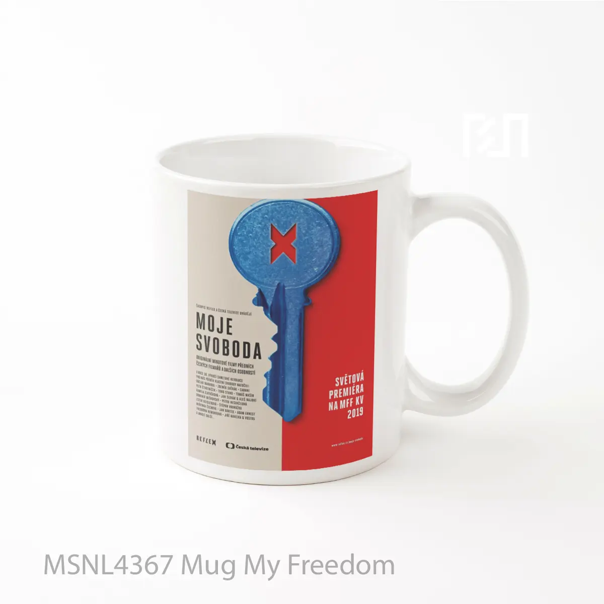 Mug My Freedom Gelas Keramik Tema Film MSNL4367