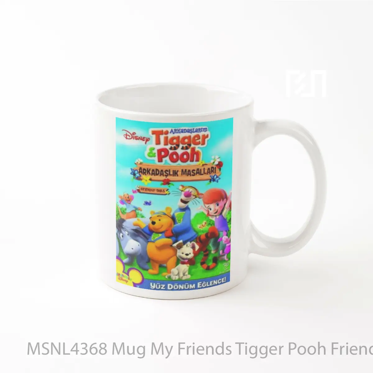 Mug My Friends Tigger Pooh Friendly Tails Gelas Keramik Tema Film MSNL4368