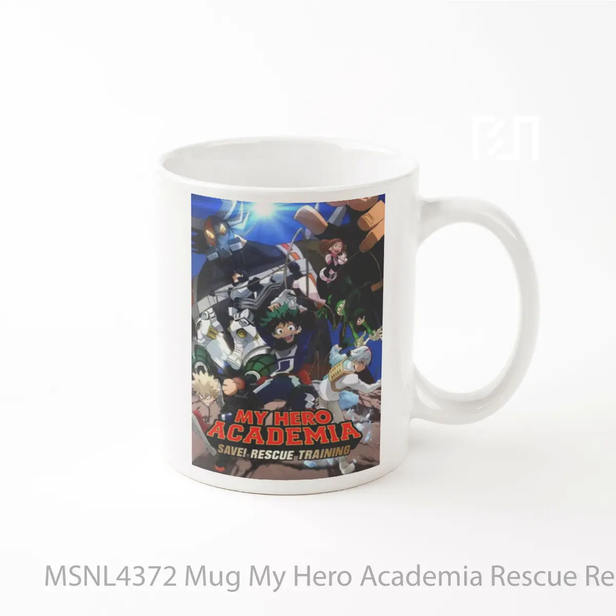 Mug My Hero Academia Rescue Rescue Training Gelas Keramik Tema Film MSNL4372