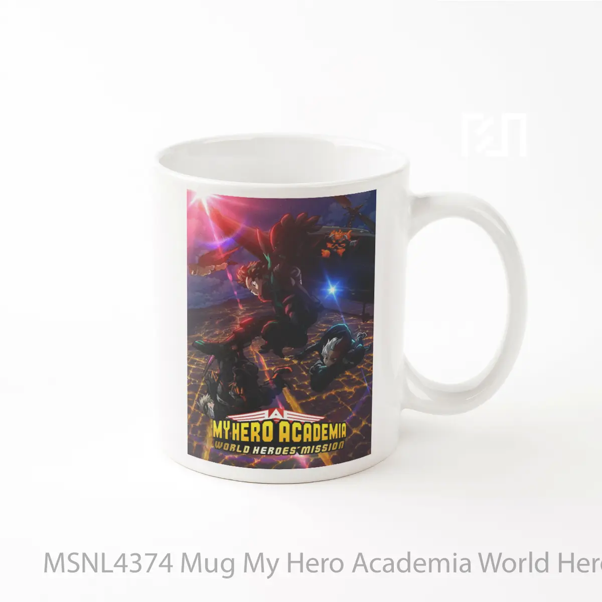 Mug My Hero Academia World Heroes Mission Gelas Keramik Tema Film MSNL4374