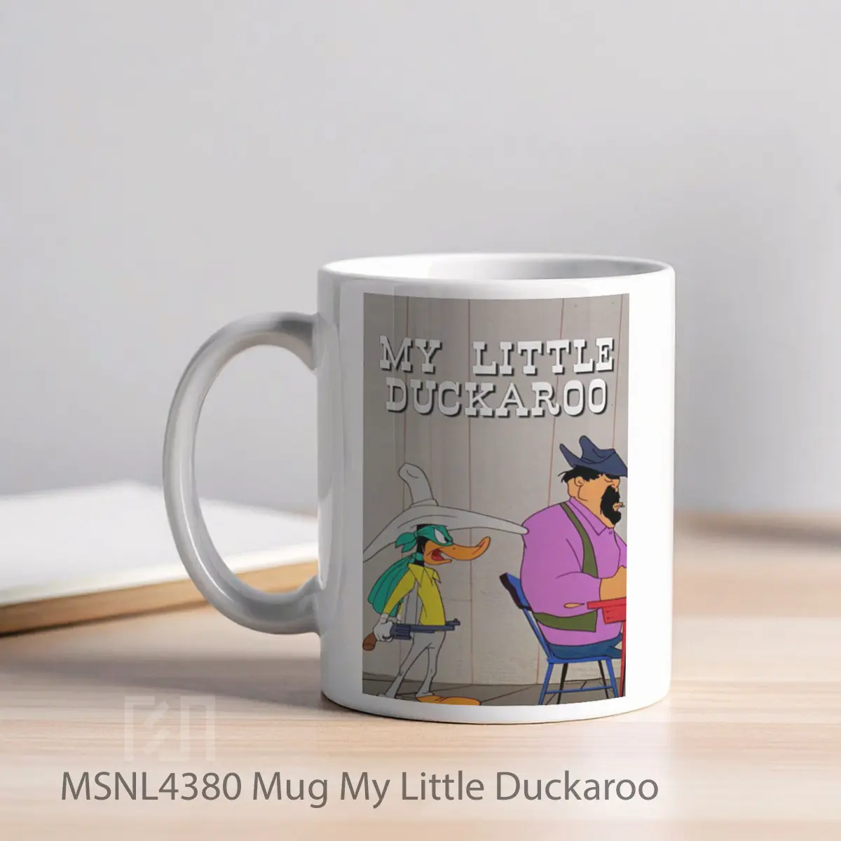 Mug My Little Duckaroo Gelas Keramik Tema Film MSNL4380 - Tampak Kiri