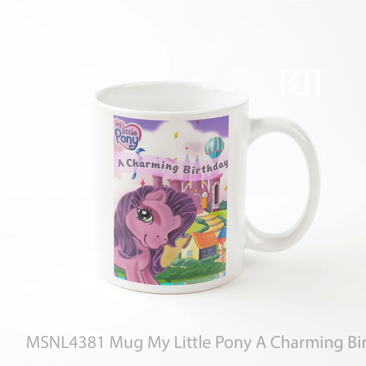 Mug My Little Pony A Charming Birthday Gelas Keramik Tema Film MSNL4381