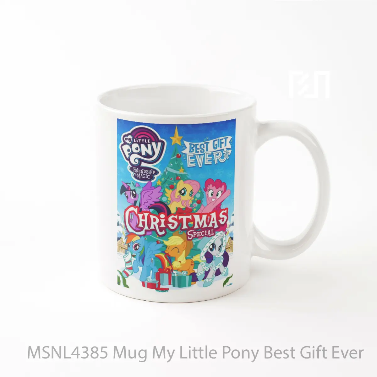 Mug My Little Pony Best Gift Ever Gelas Keramik Tema Film MSNL4385