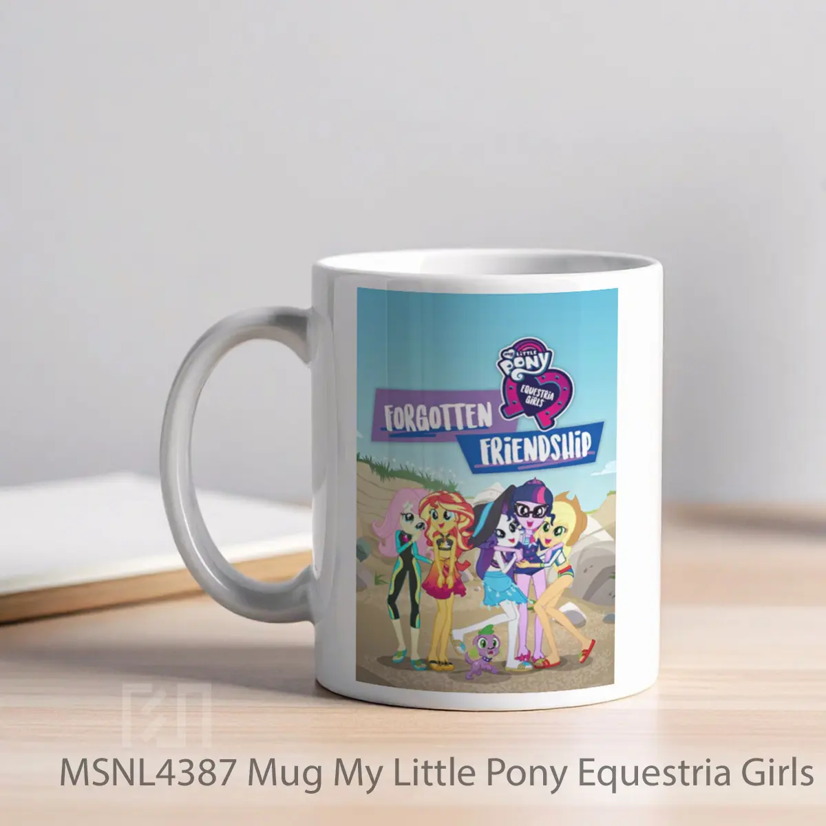 Mug My Little Pony Equestria Girls Forgotten Friendship Gelas Keramik Tema Film MSNL4387 - Tampak Kiri