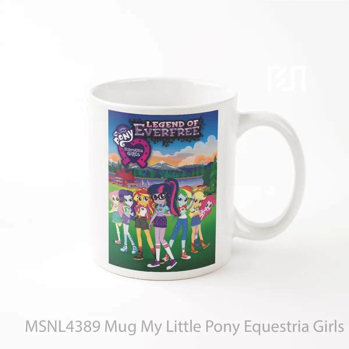Mug My Little Pony Equestria Girls Legend Of Everfree Gelas Keramik Tema Film MSNL4389