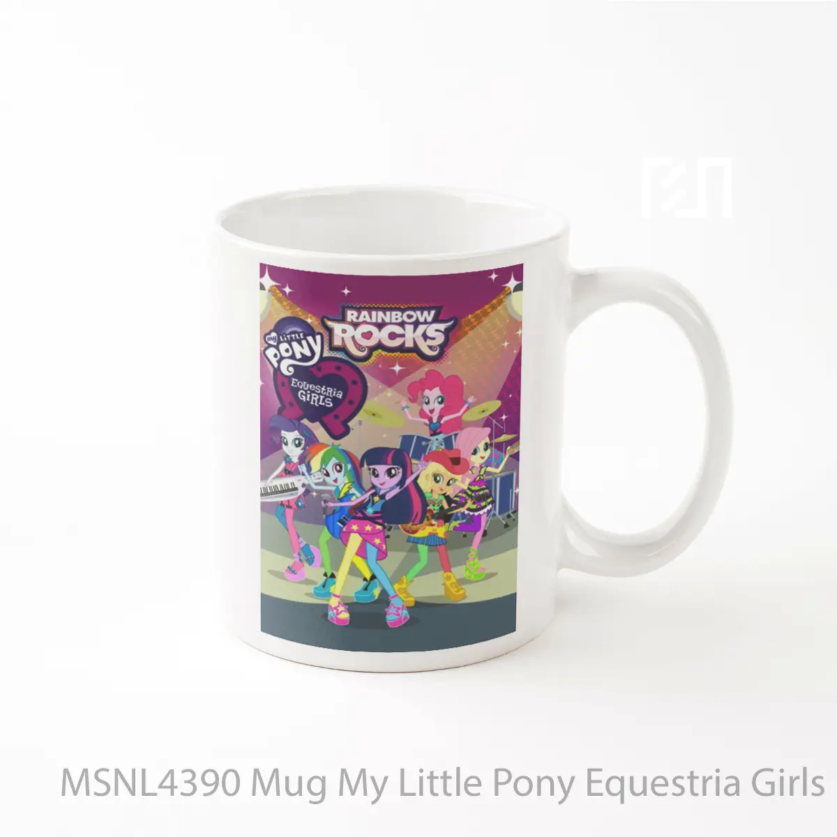Mug My Little Pony Equestria Girls Rainbow Rocks Gelas Keramik Tema Film MSNL4390