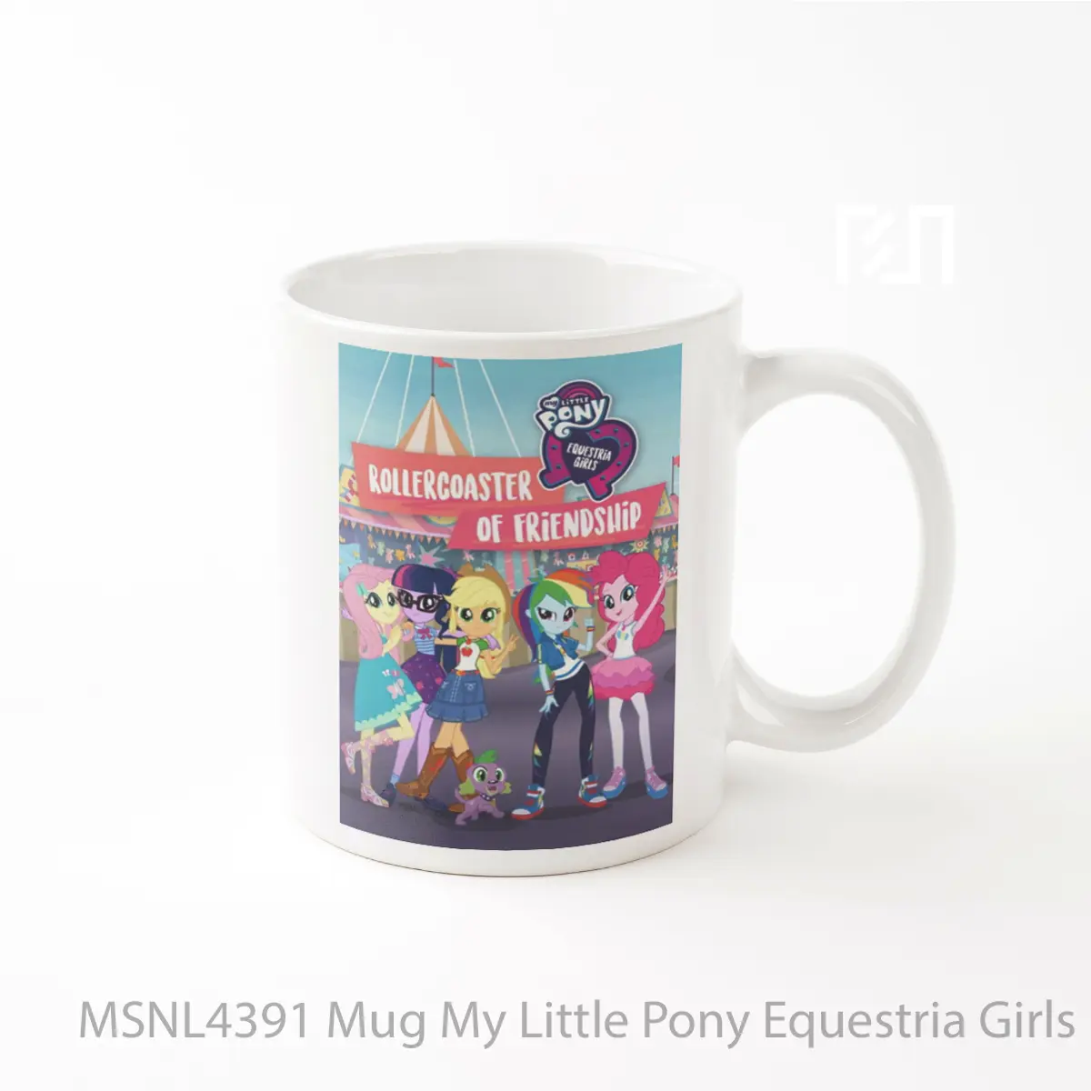 Mug My Little Pony Equestria Girls Rollercoaster Of Friendship Gelas Keramik Tema Film MSNL4391