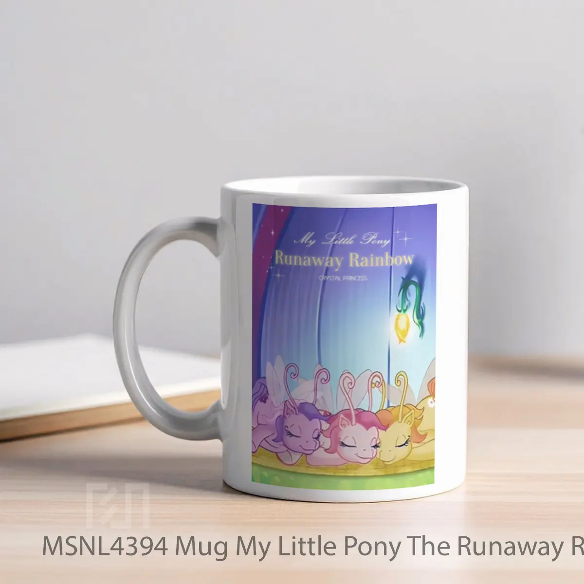 Mug My Little Pony The Runaway Rainbow Gelas Keramik Tema Film MSNL4394 - Tampak Kiri
