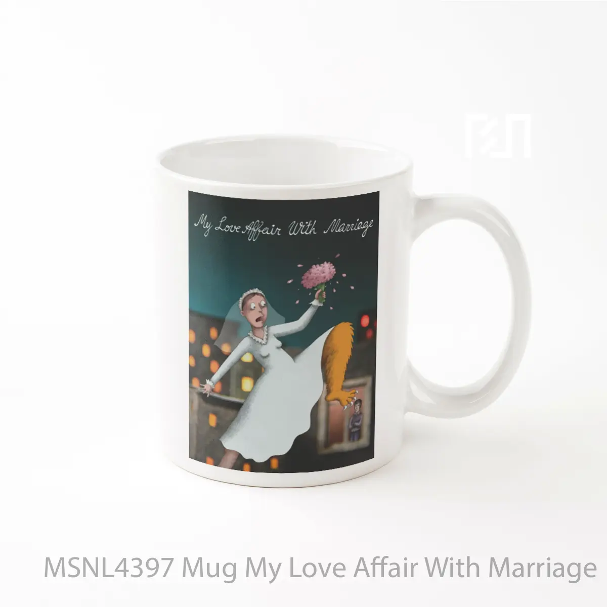 Mug My Love Affair With Marriage Gelas Keramik Tema Film MSNL4397