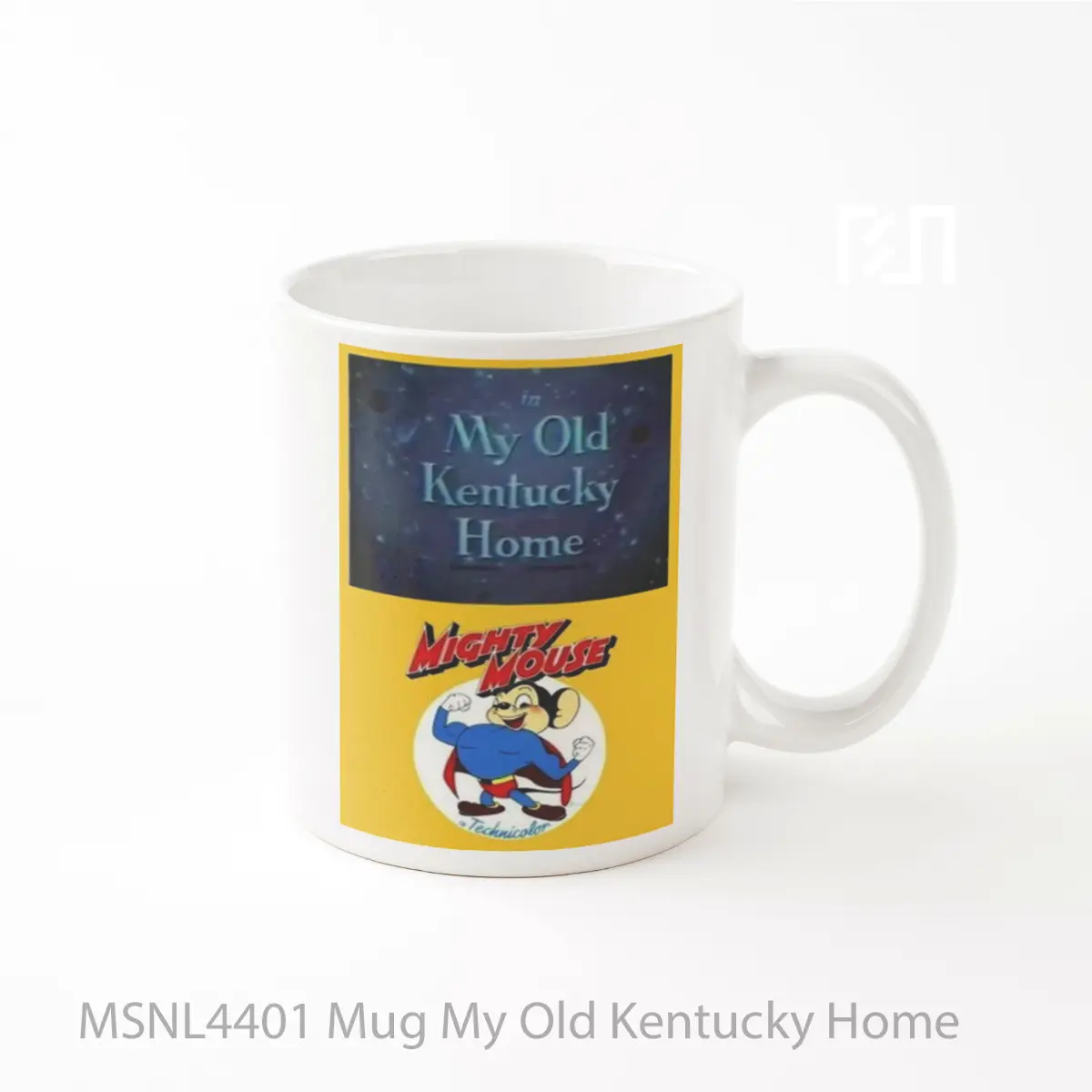 Mug My Old Kentucky Home Gelas Keramik Tema Film MSNL4401