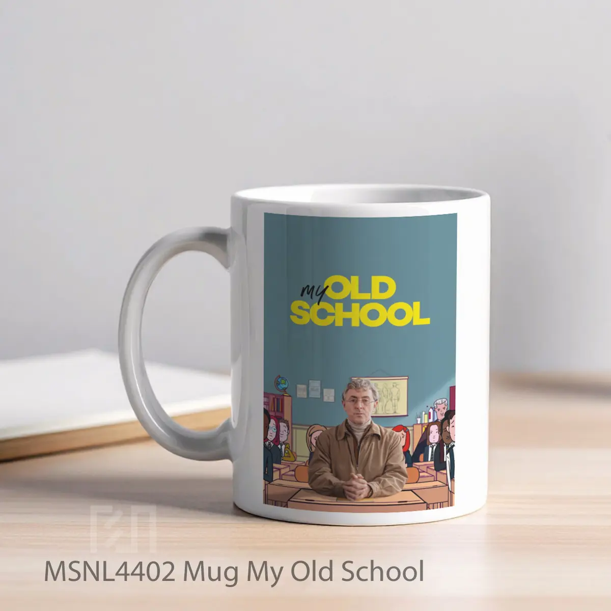 Mug My Old School Gelas Keramik Tema Film MSNL4402 - Tampak Kiri