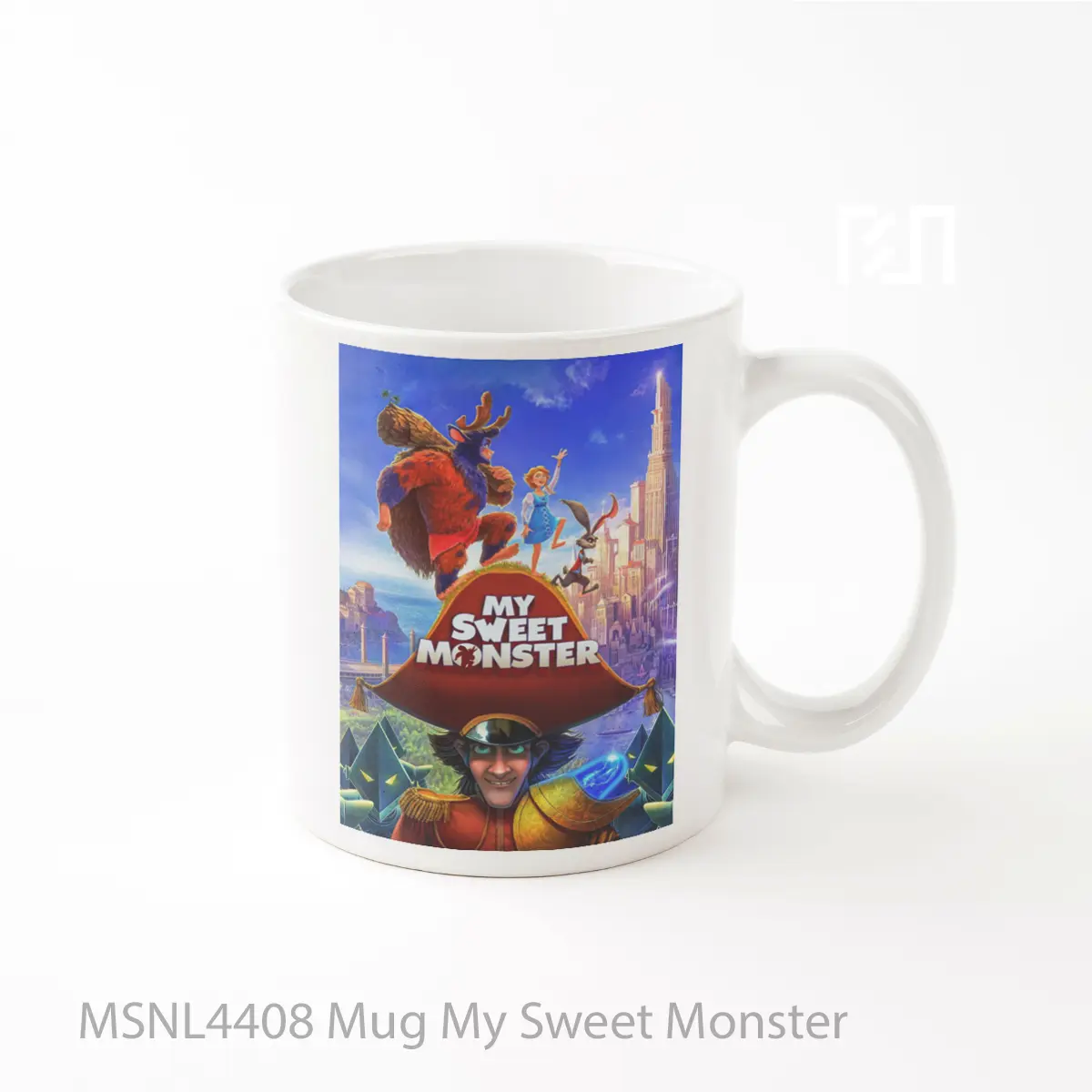 Mug My Sweet Monster Gelas Keramik Tema Film MSNL4408