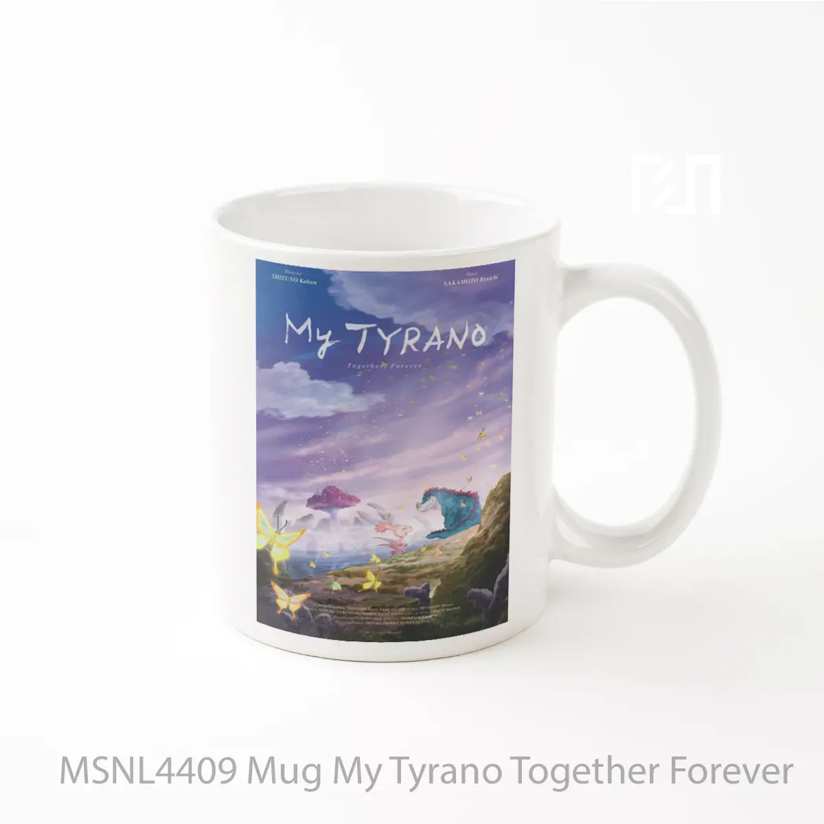 Mug My Tyrano Together Forever Gelas Keramik Tema Film MSNL4409