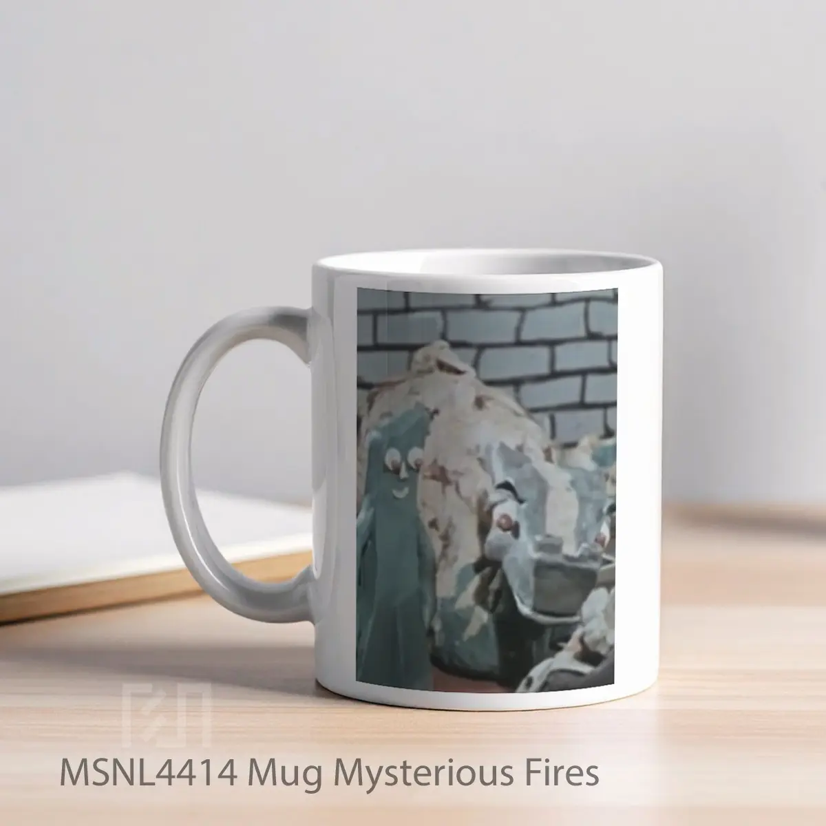 Mug Mysterious Fires Gelas Keramik Tema Film MSNL4414 - Tampak Kiri