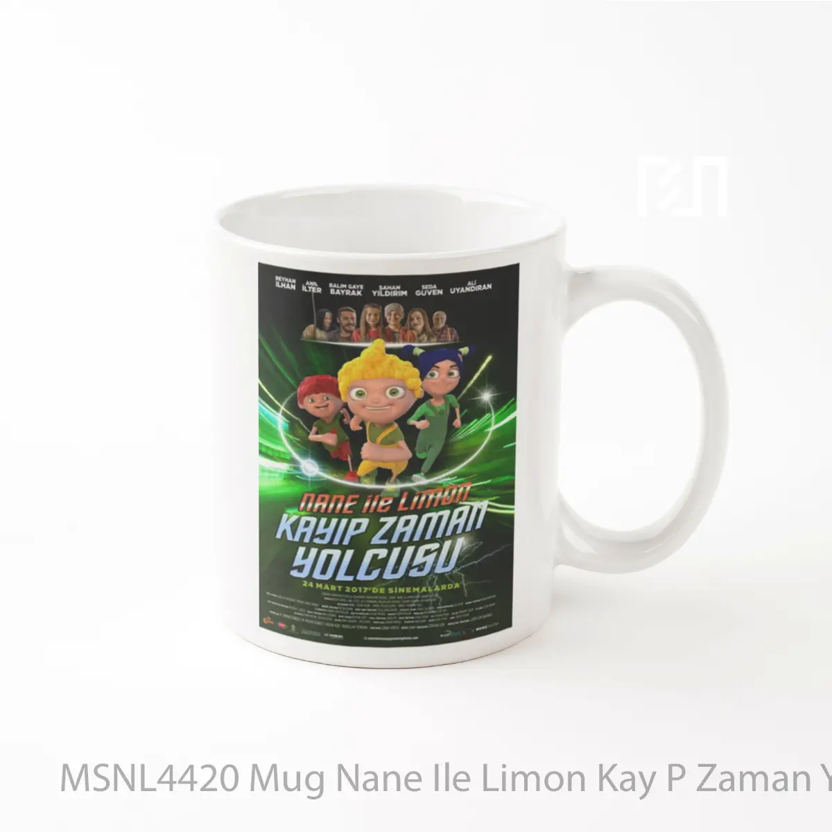 Mug Nane Ile Limon Kay P Zaman Yolcusu Gelas Keramik Tema Film MSNL4420