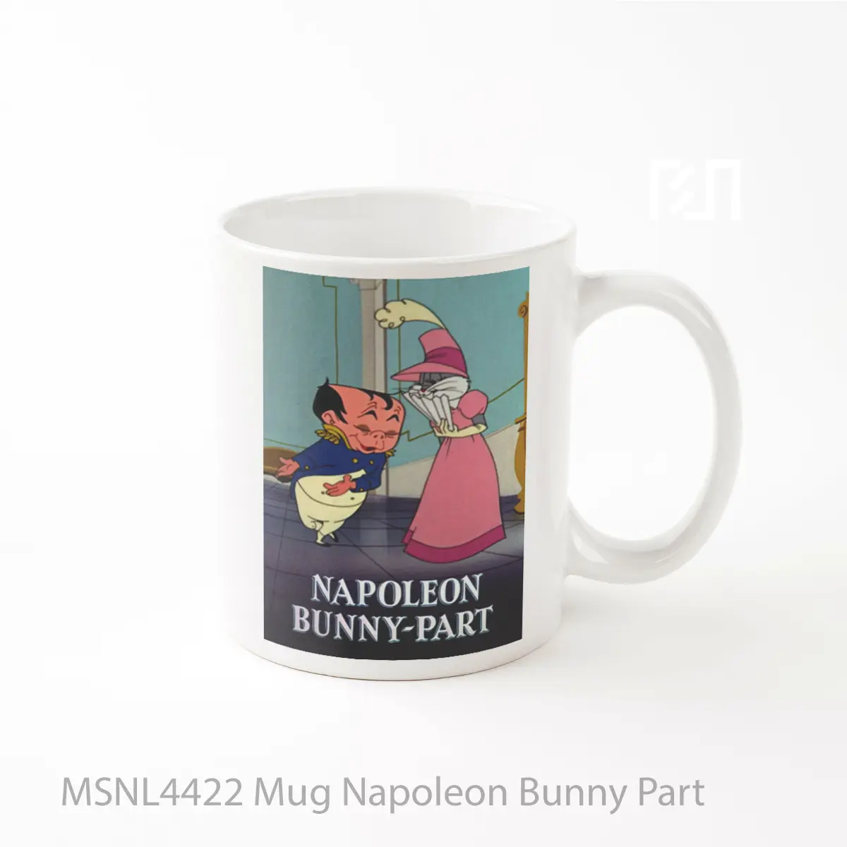 Mug Napoleon Bunny Part Gelas Keramik Tema Film MSNL4422