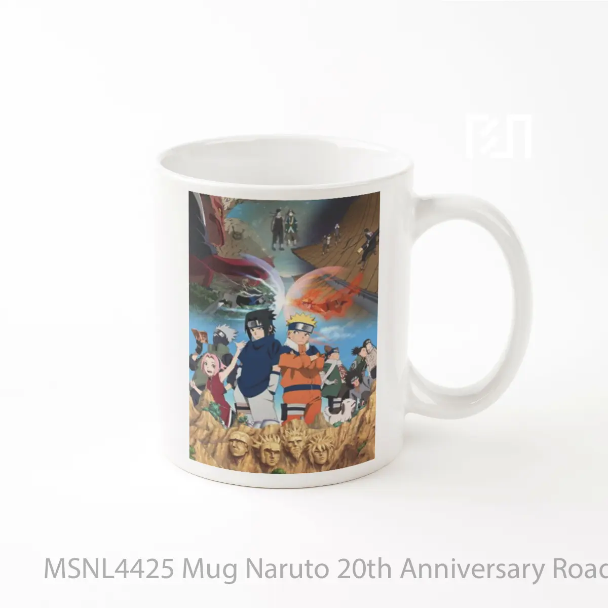 Mug Naruto 20th Anniversary Road Of Naruto Gelas Keramik Tema Film MSNL4425