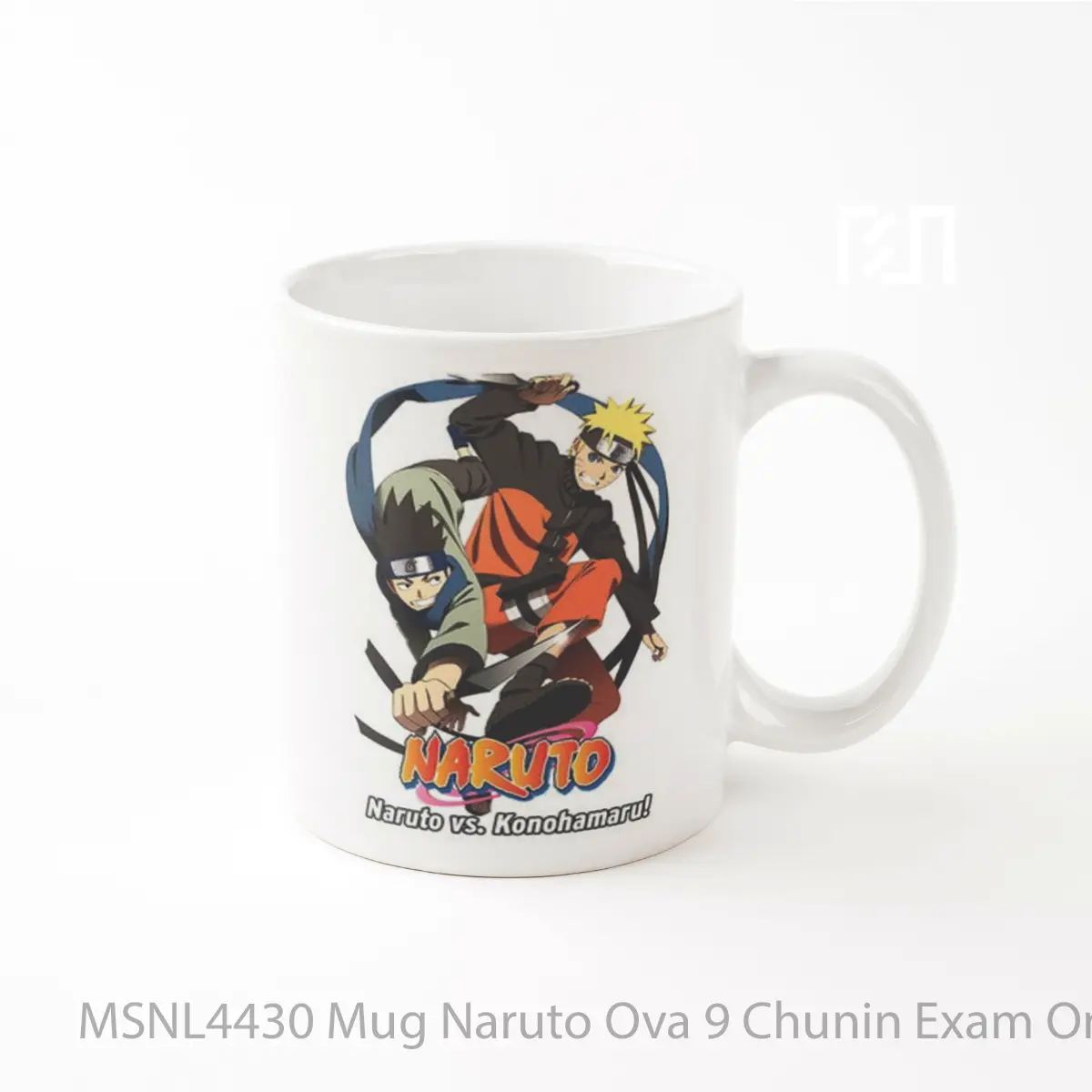 Mug Naruto Ova 9 Chunin Exam On Fire And Naruto Vs Konohamaru Gelas Keramik Tema Film MSNL4430